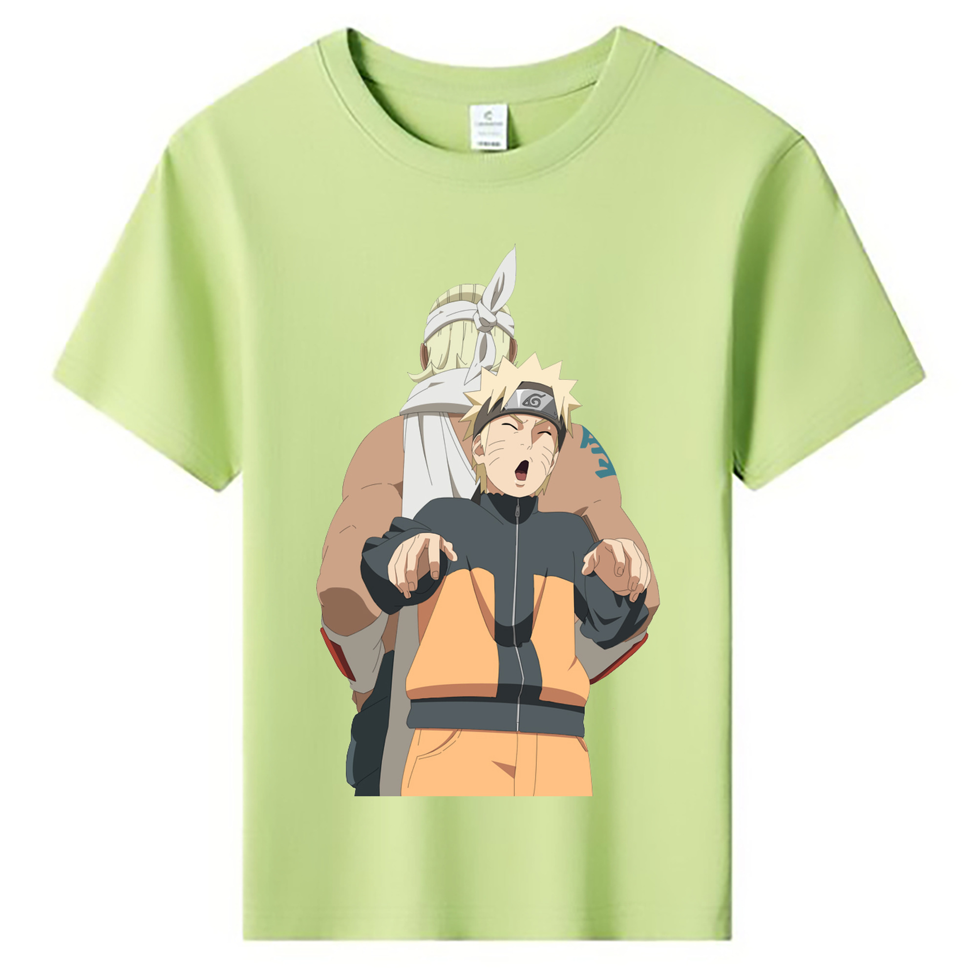 （画像用） NARUTO -ナルト- うずまき ナルト Uzumaki Naruto 綿100％キッズTシャツ（フロントプリント）